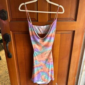 Mi Amore Tie-Dye Mini Dress